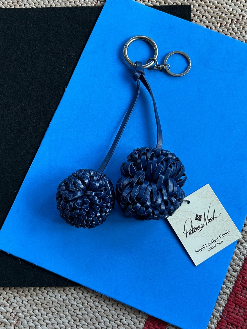 PATRICIA NASH (NWT) Leather Key Chain or Bag Charm - Picture 3 of 6